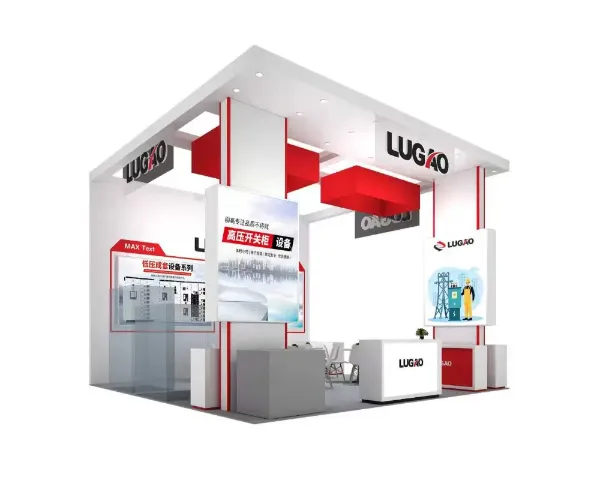 Přizpůsobená řešení přenosu a distribuce energie | Lugao Power vitríny na mezinárodní výstavě elektrické energie a energie v Šanghaji