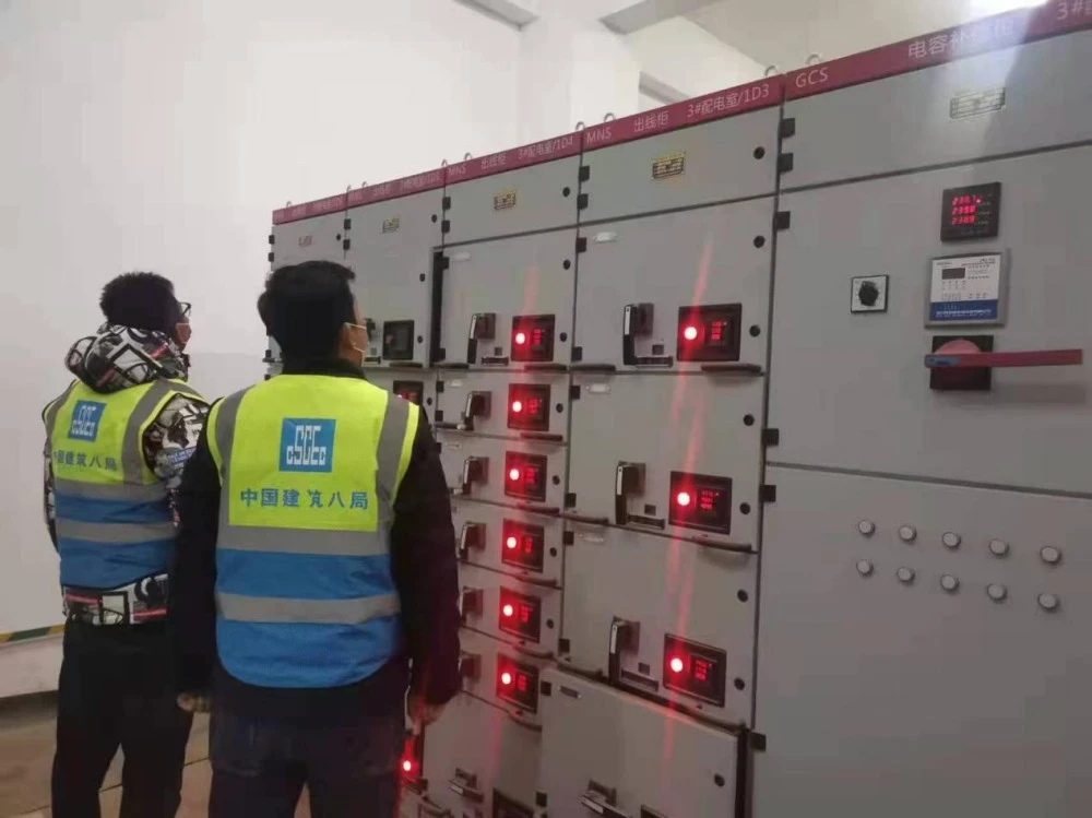 Případová studie energetického distribučního systému čínského stavebního projektu